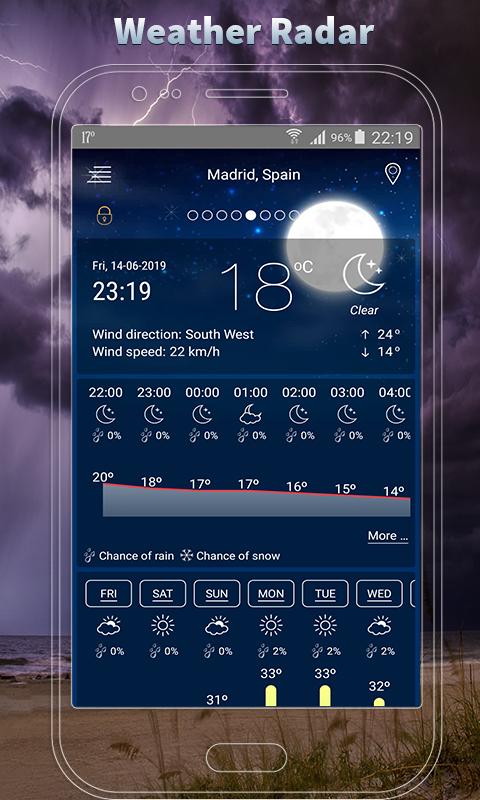 weather clock and widget for android