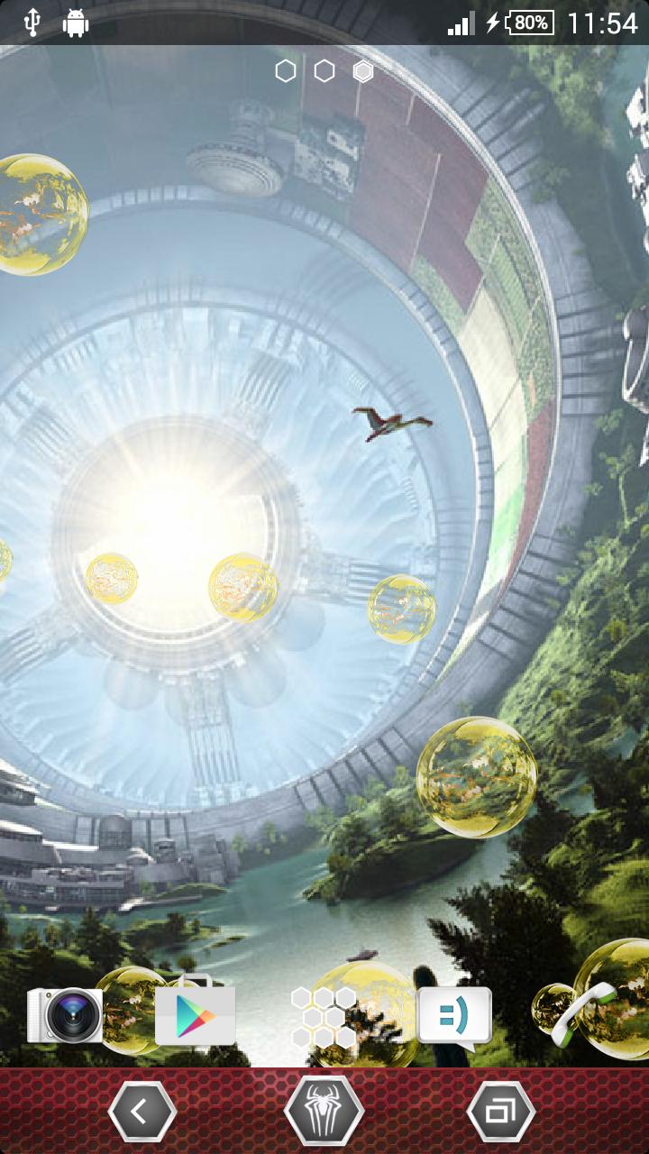 Space Colony Live Wallpaper