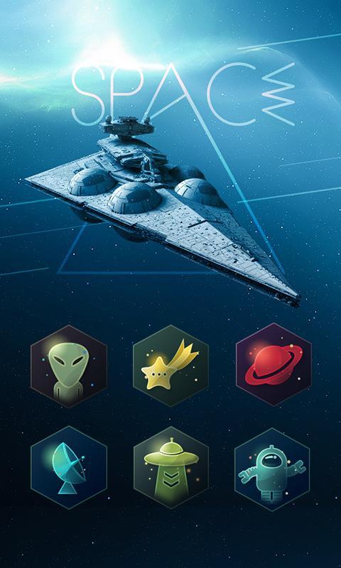(FREE) Space GO Launcher Theme