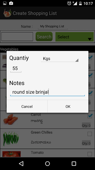 Grocery List Maker Shop Helper