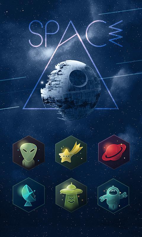 (FREE) Space GO Launcher Theme