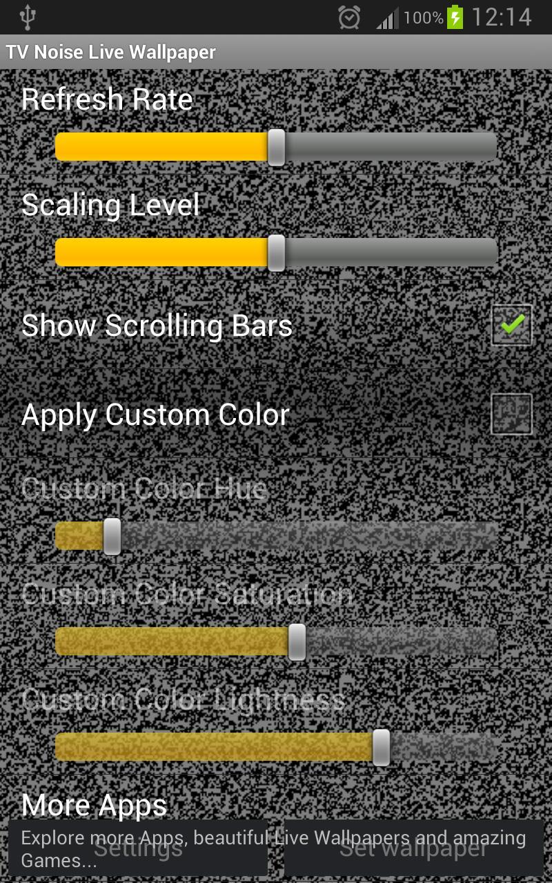 Old Analogue TV Noise LIVE WP