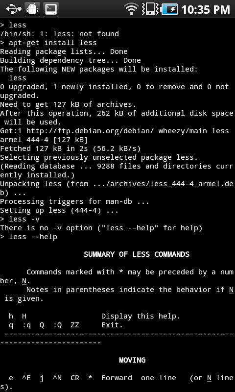 GNURoot WheezyX (xterms)