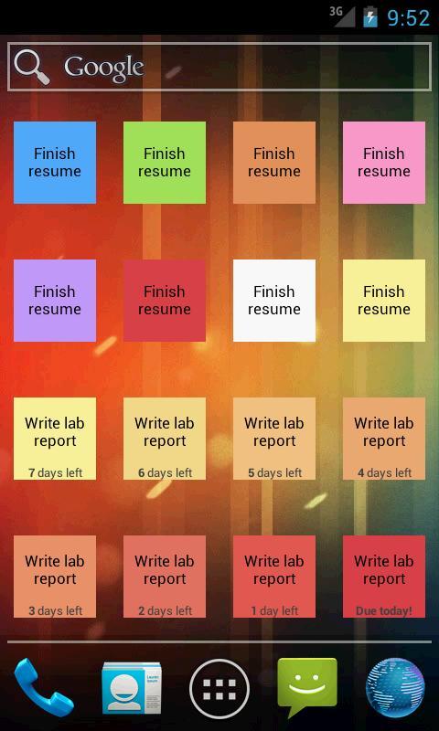 FastNotes Sticky Note Widget