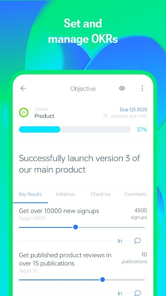 OKR Software by Weekdone