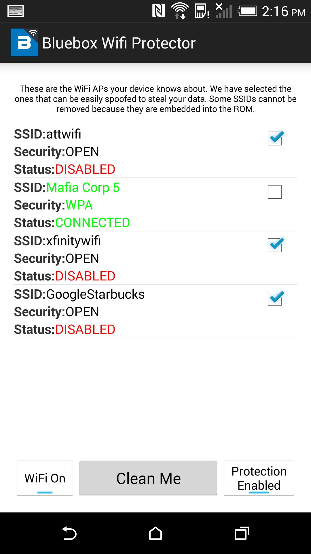 Bluebox Wifi Protector