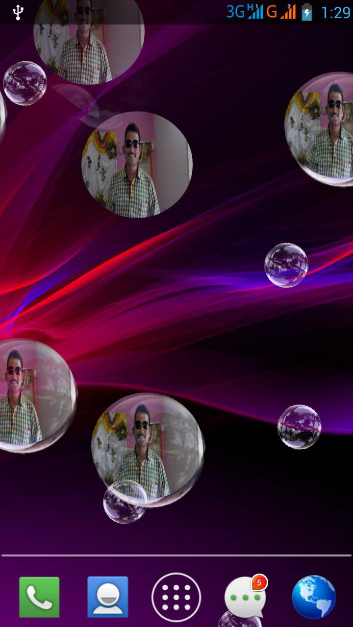 Photo Bubble Live Wallpaper