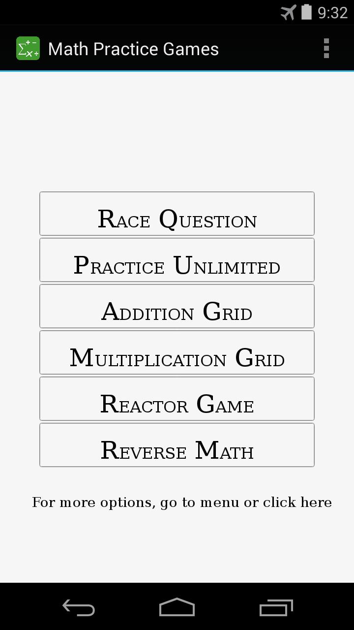 Math Practice Games