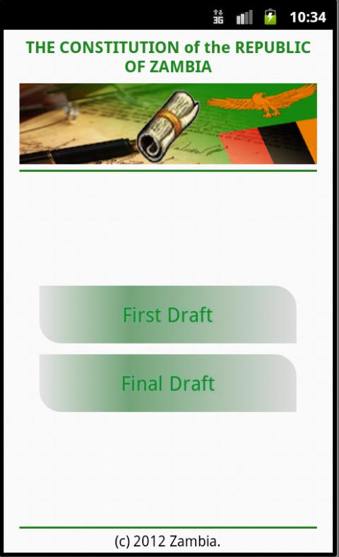 Zambian Draft Constitution
