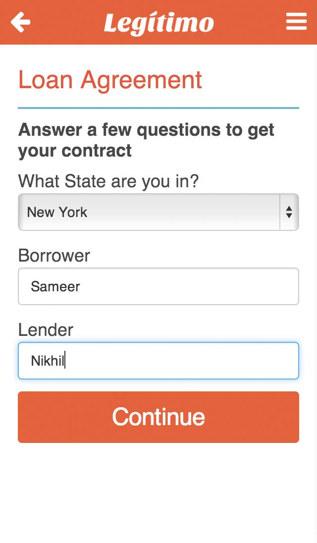 Create Contracts Legitimo
