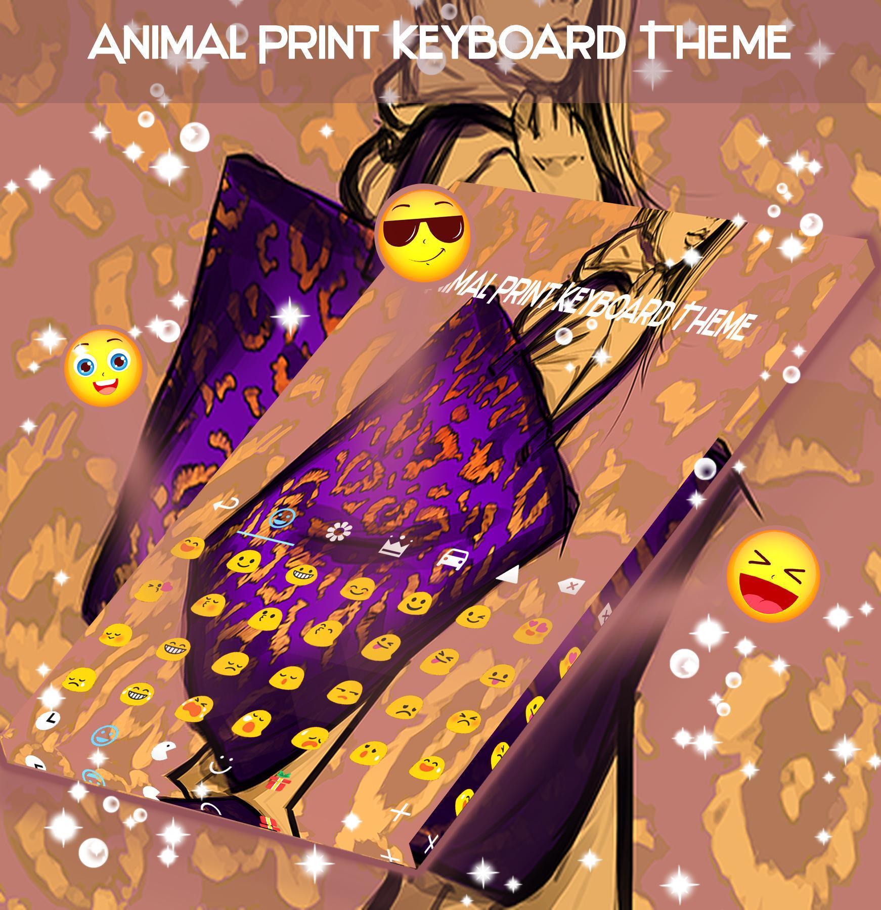 Animal Print Keyboard Theme