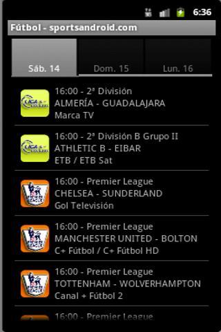 Futbol TV - sportsandroid.com