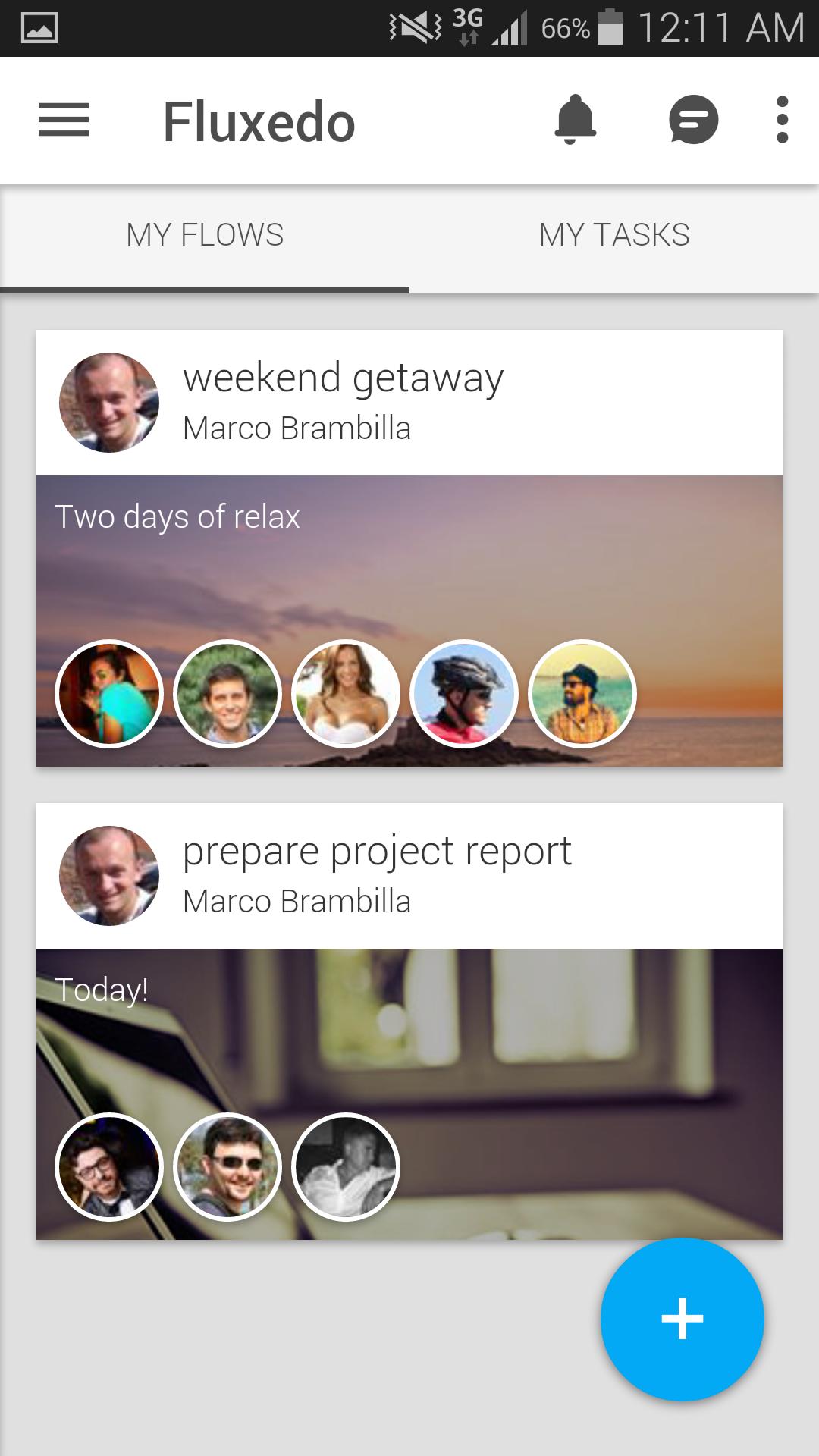 Fluxedo. The social to-do list