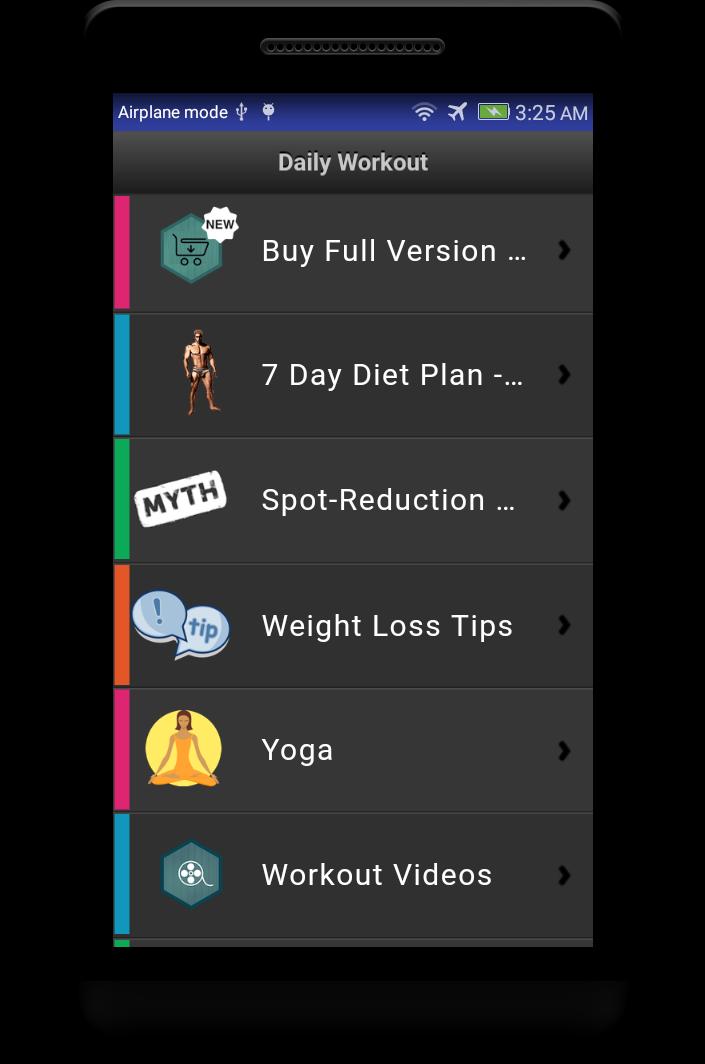 Daily Workouts - Weight Loss Exercises Flat Belly