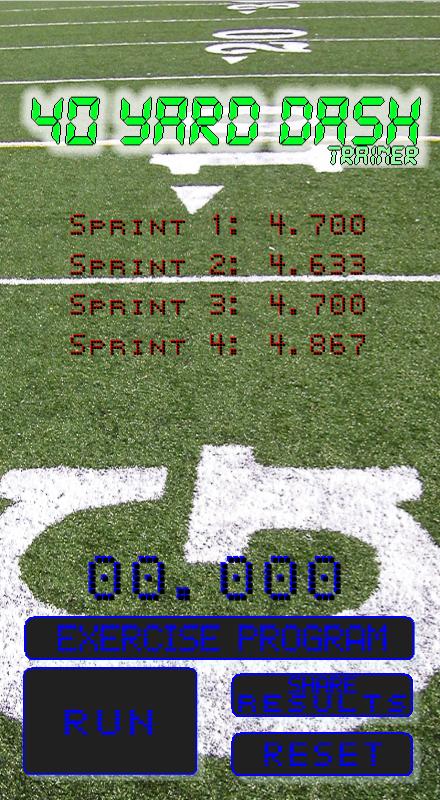 40 Yard Dash Trainer 1.1