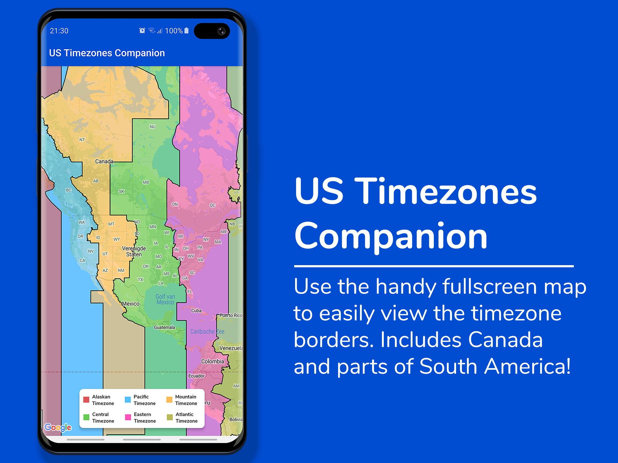 US Timezones Companion