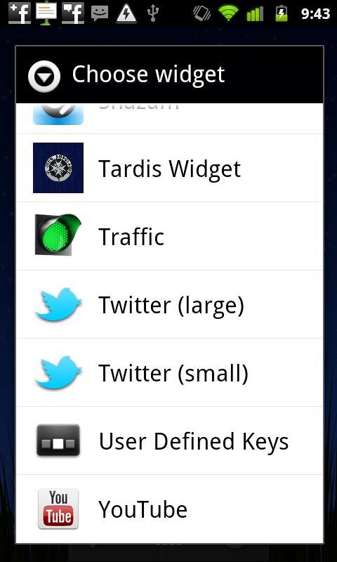 Tardis Widget