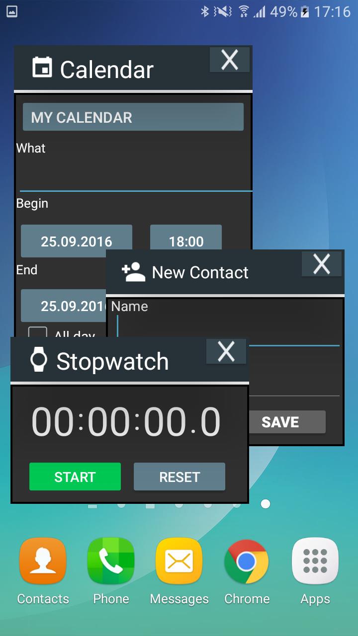 Mini Apps - Multitasking