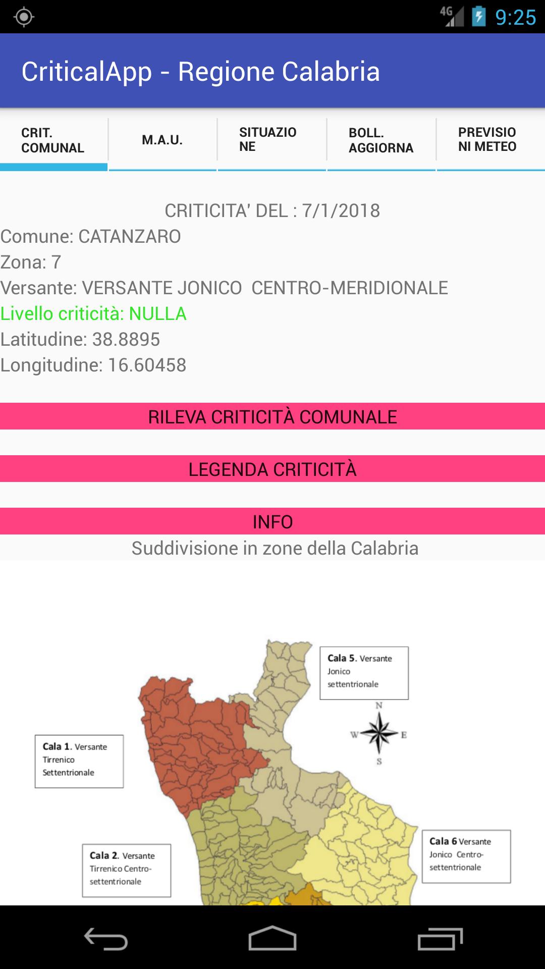 CriticalApp - Regione Calabria