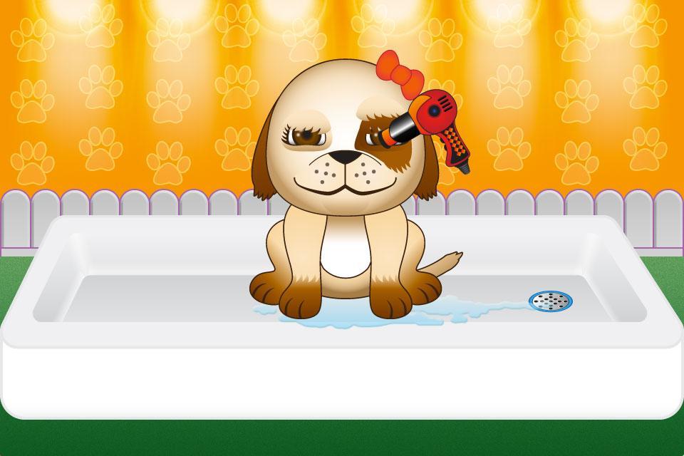 Bathing Dogs Caring Game