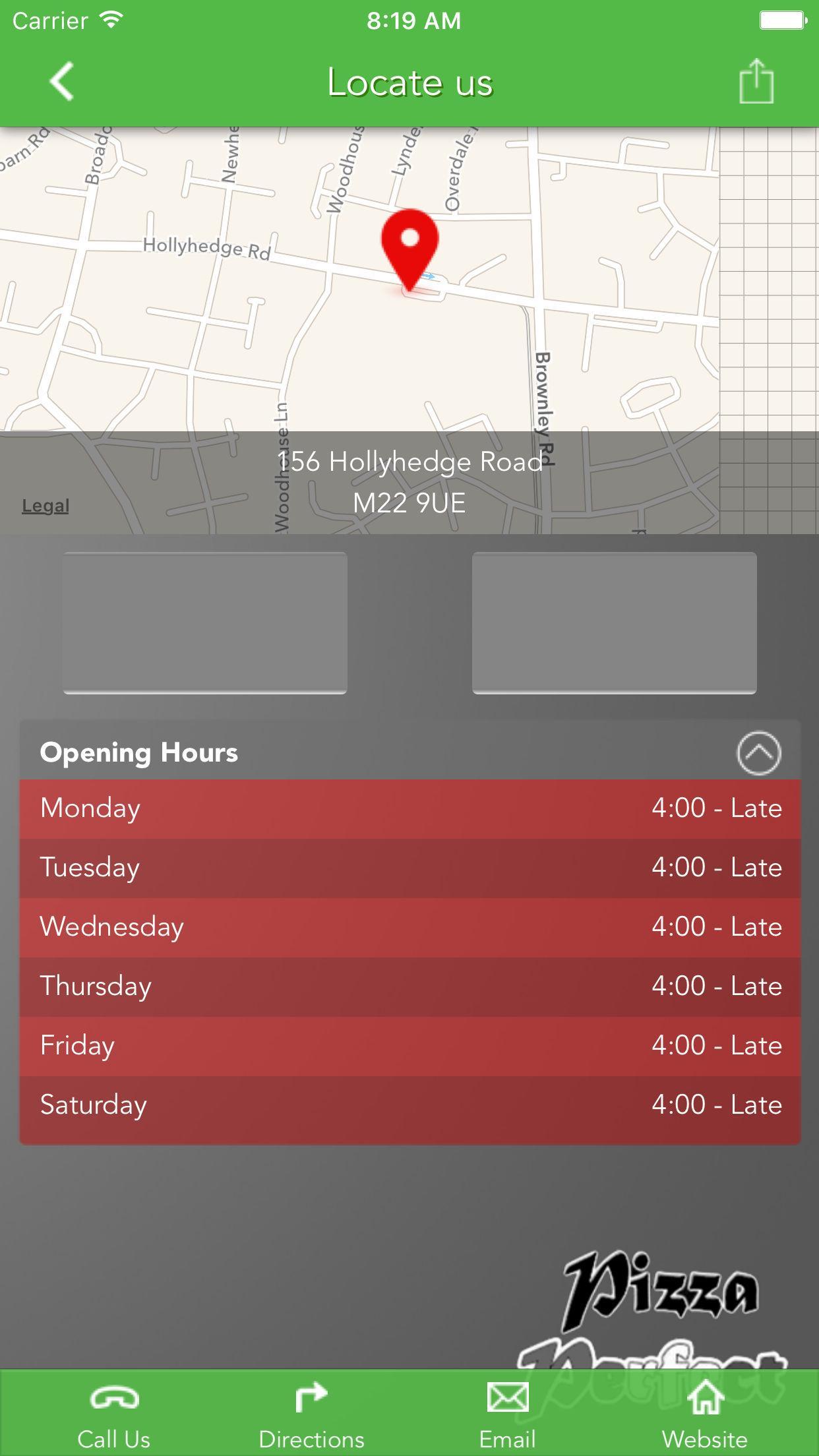 Pizza Perfect Hollyhedge