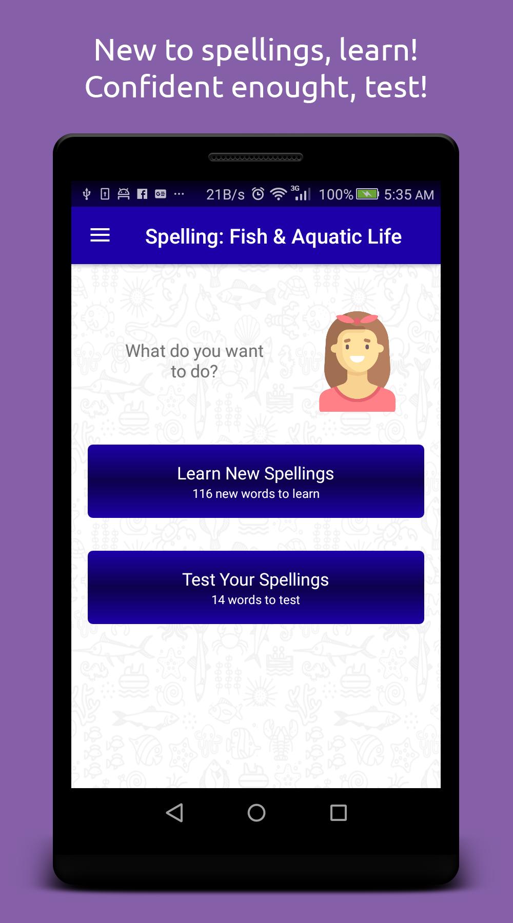 Spelling: Fish & Aquatic Life