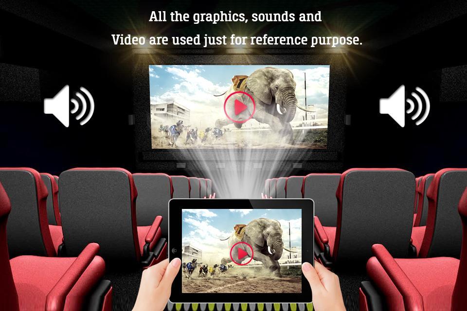 HD Video Projector Simulator