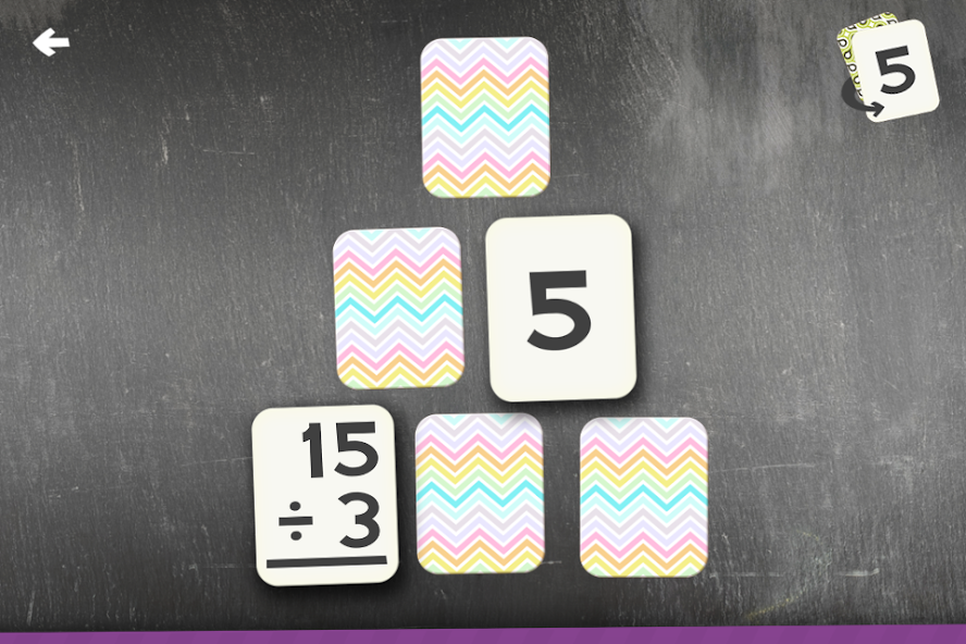 Division Flashcard Match Games