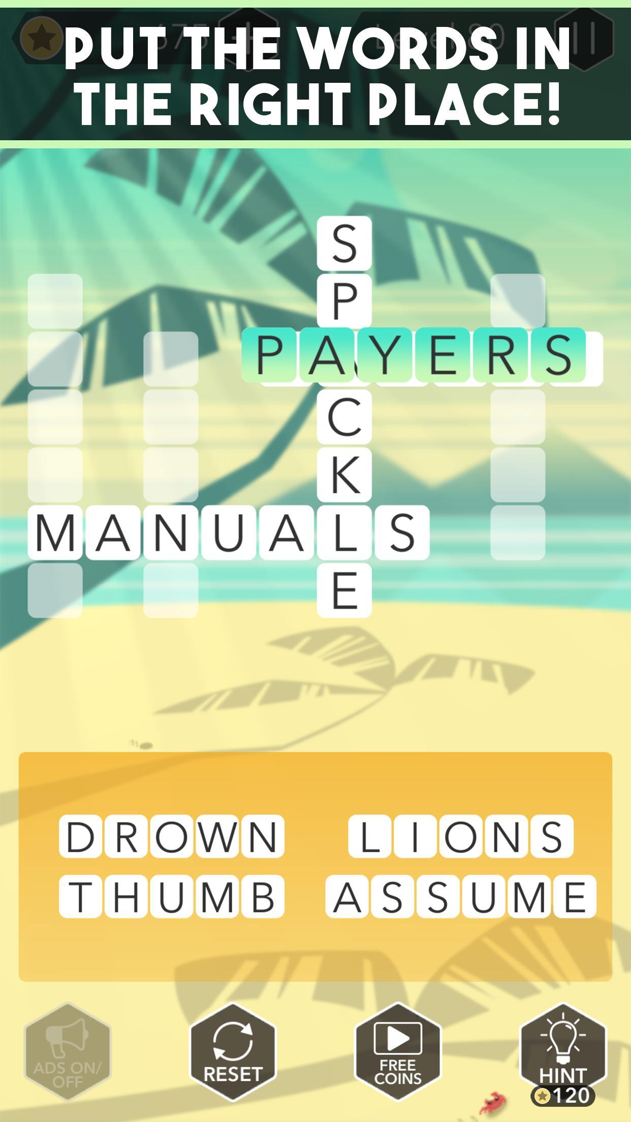 WORD TROPICS - WORD GAMES FREE FOR ADULTS
