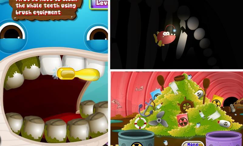 Ocean animals ambulance doctor