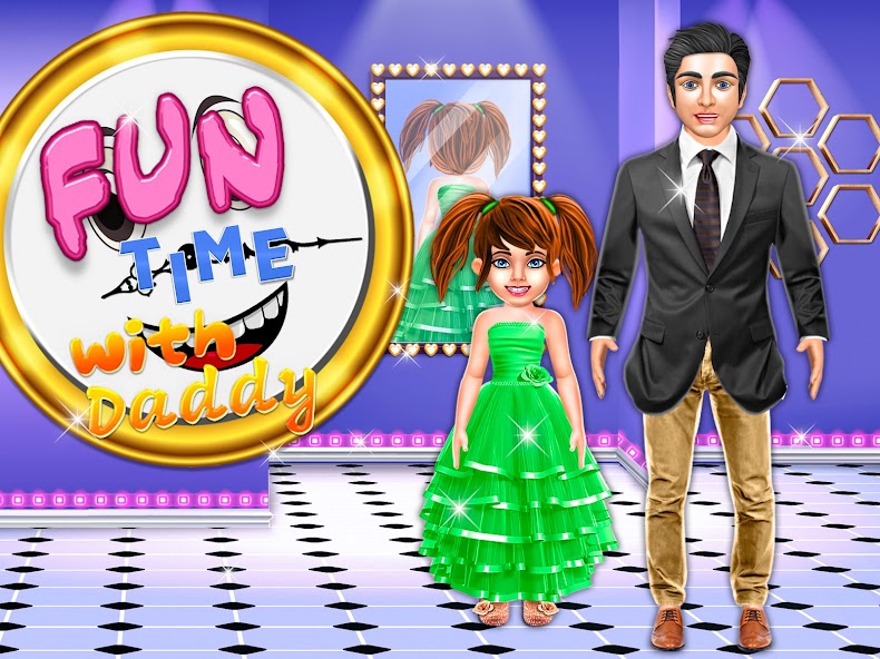 Spa Makeover Fun with Daddy