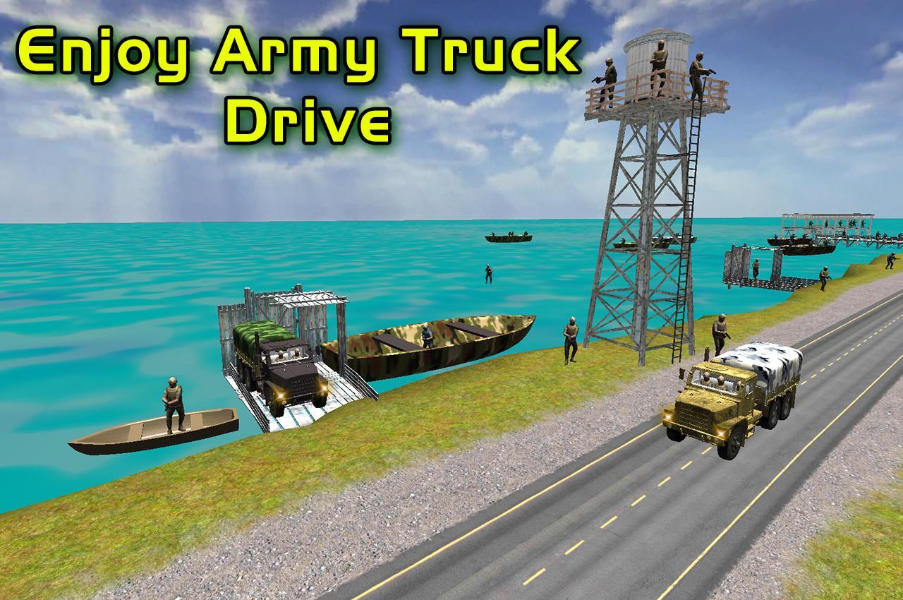 drive army cargo truck simulator
