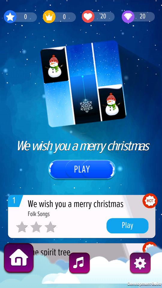 Snow Piano Tiles