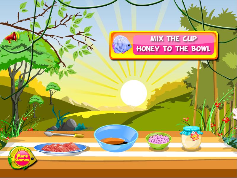 Grilled fish cooking games