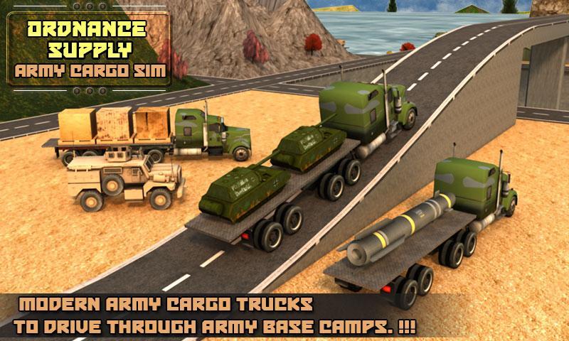Ordnance Supply Army Cargo Sim