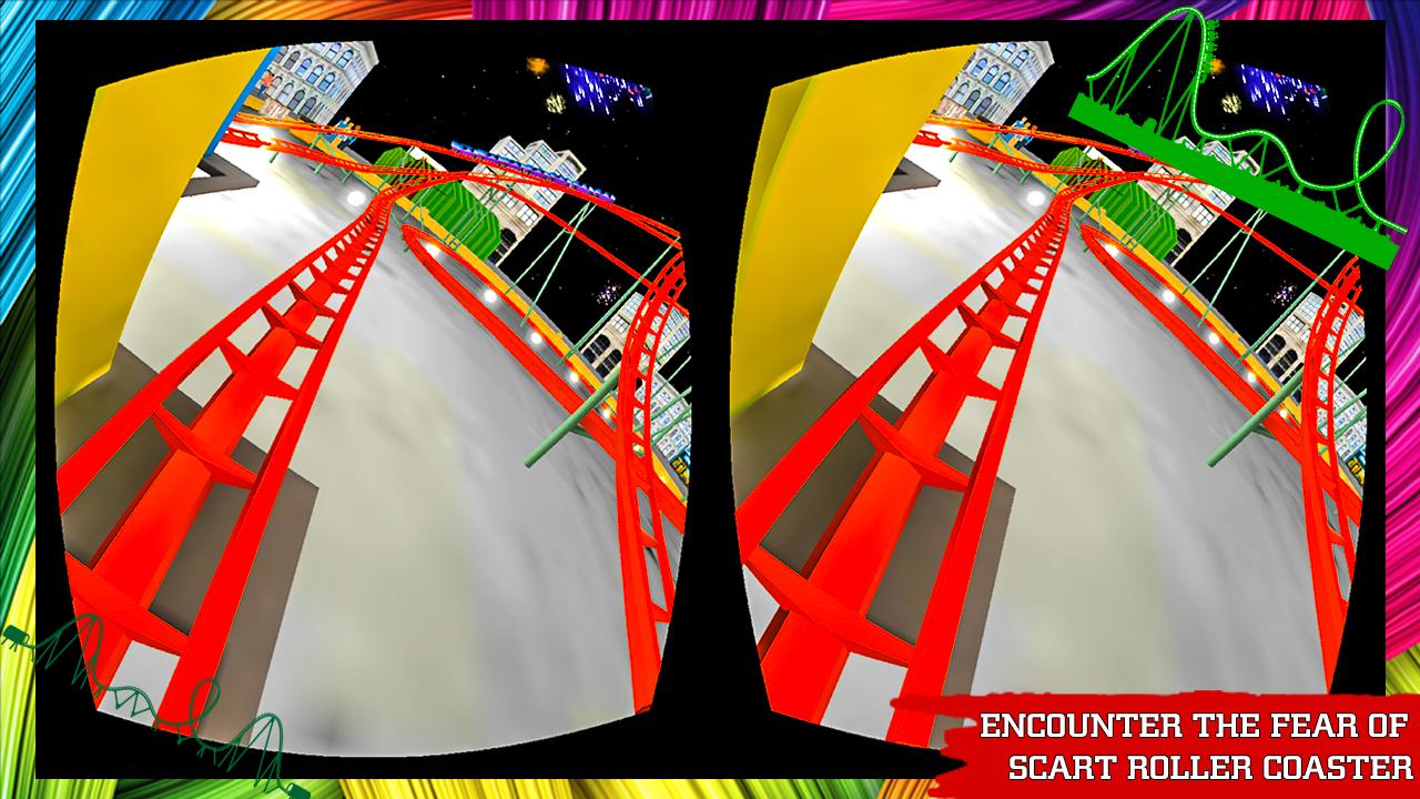 VR Roller Coaster Simulator : Crazy Amusement Park