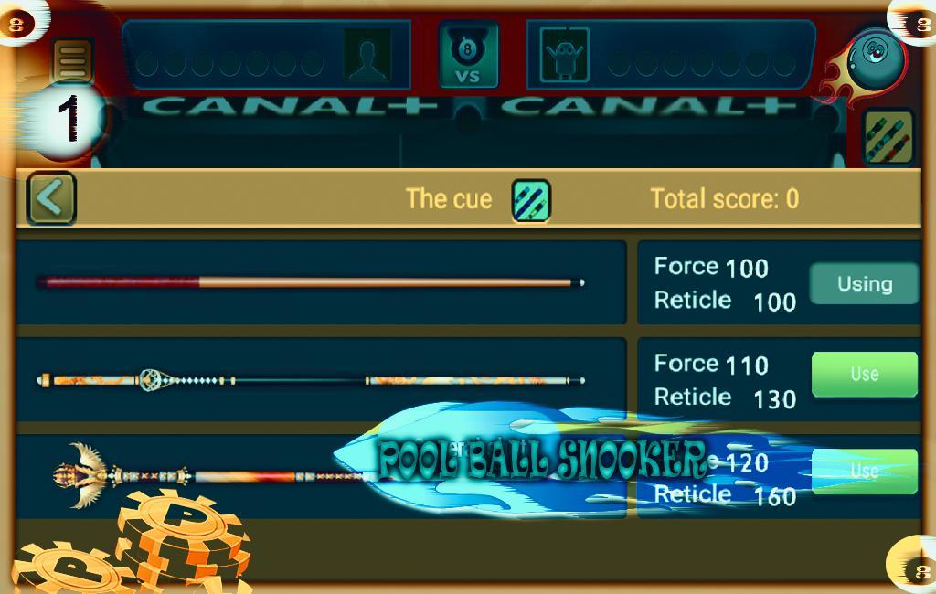 Pool table games balls