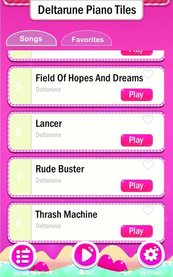 Deltarune Piano Tiles