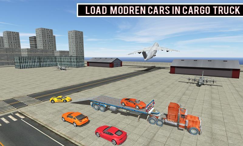 Modern Car Transporter Plane