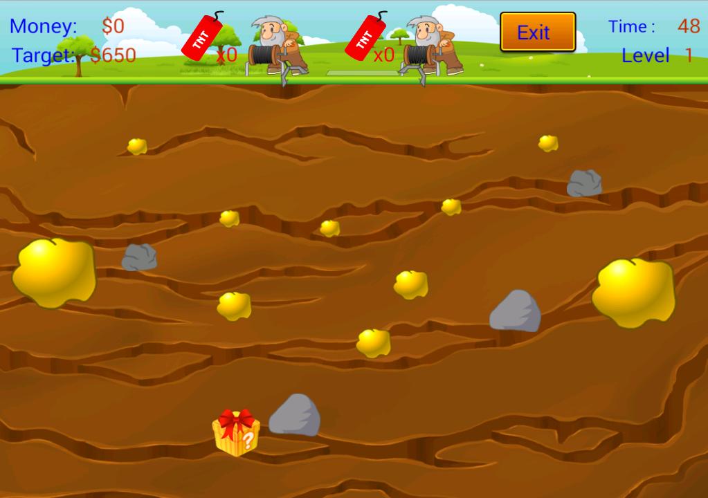 Gold Miner for kids - online