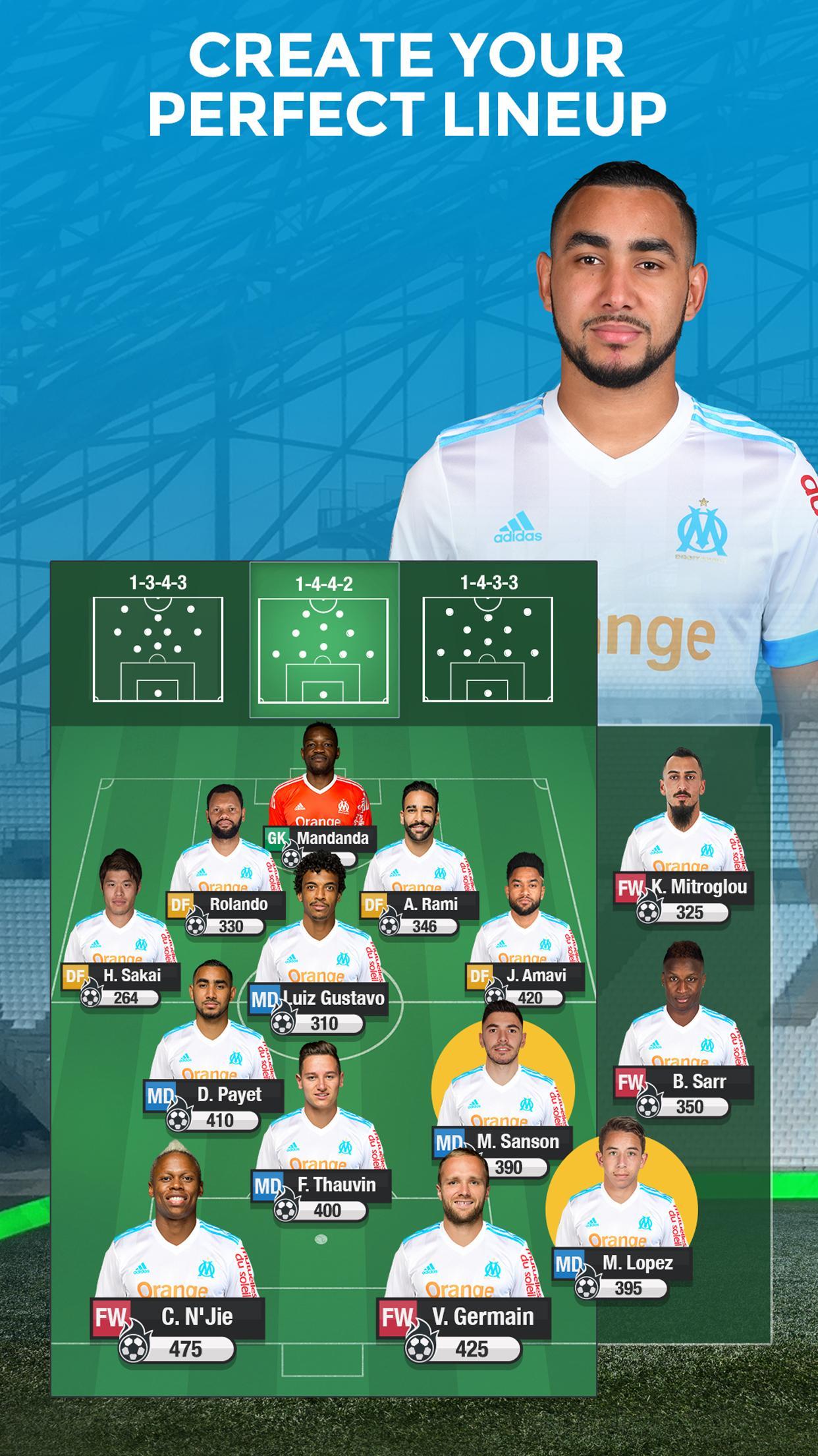 Olympique de Marseille Fantasy Manager 18