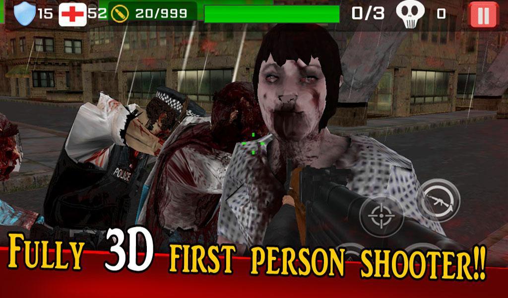 Zombie Hunter-Sniper City 3D