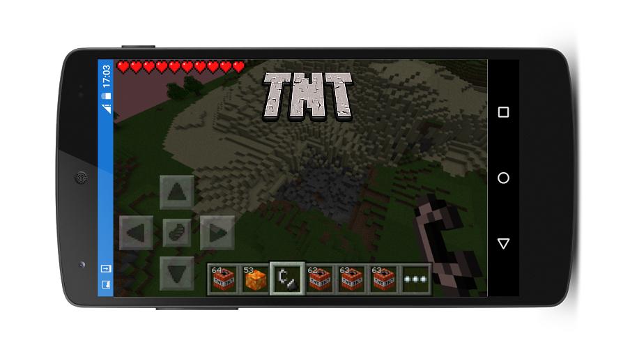 Too much TNT mod mcpe