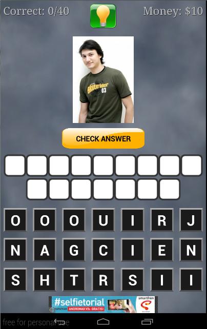 Tebak Artis Indo Pria