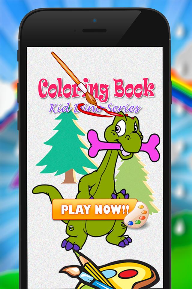 Dino Coloring drawing book