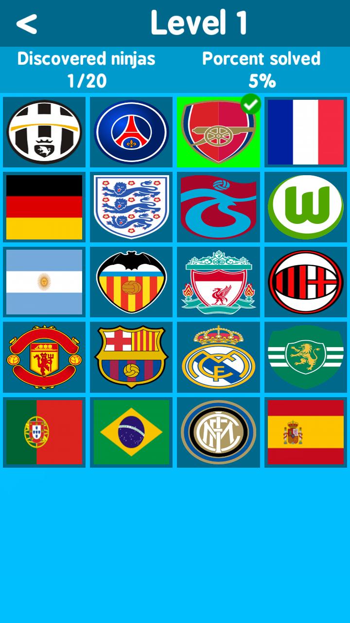 Quiz Futball Logo Team