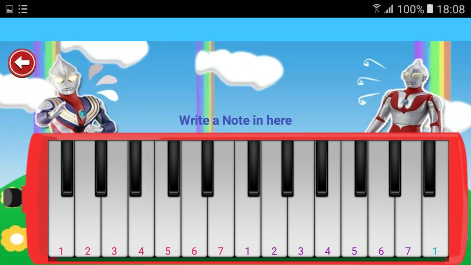 Ultraman Mini Piano - Pianika