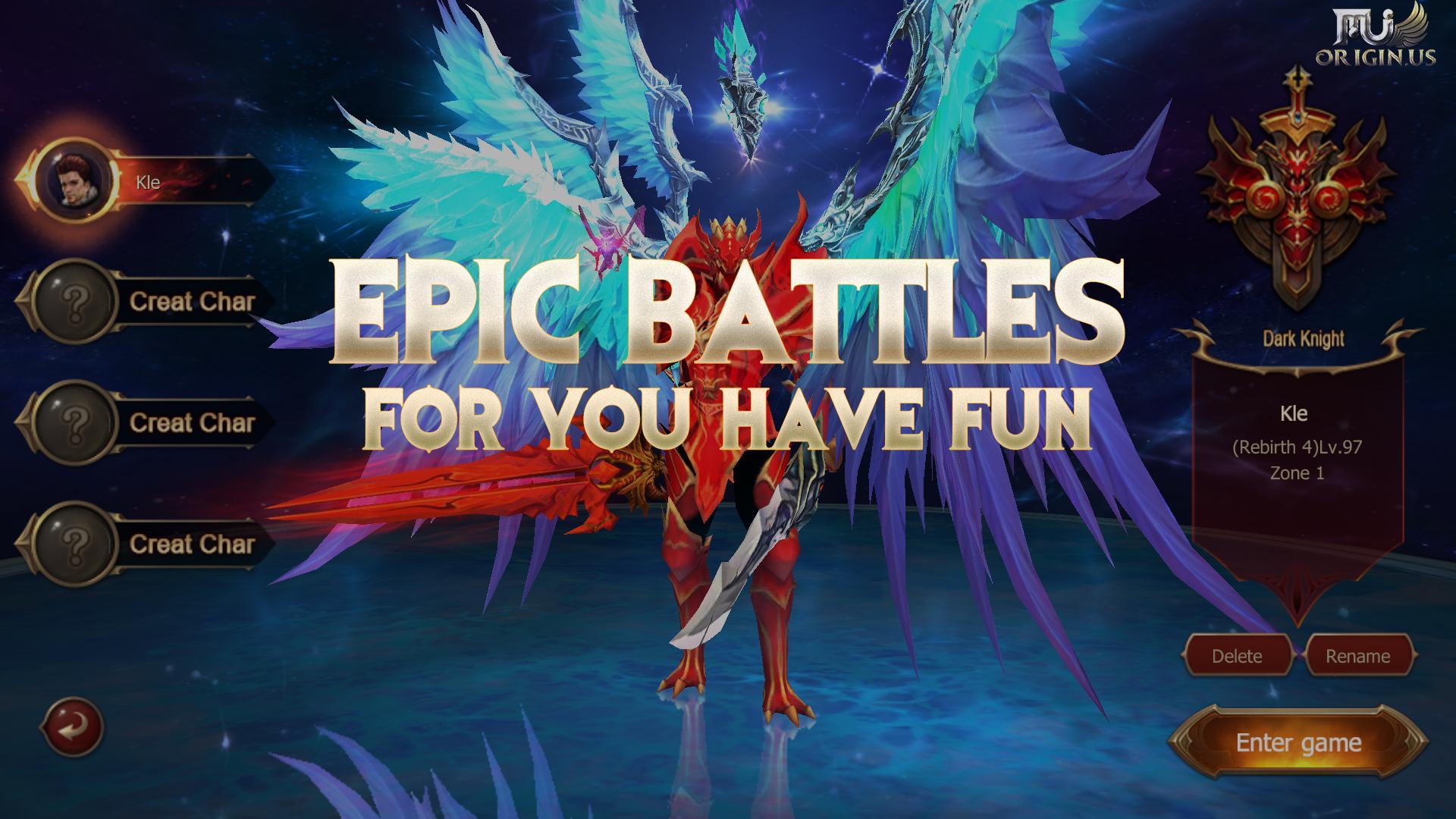 Mu Origin Gladiator V7