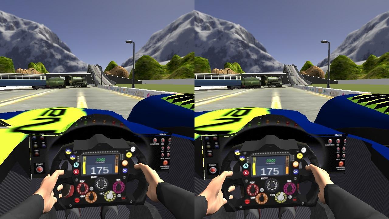 VR Train Vs Car- Super Racing