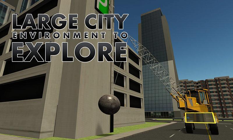 Wrecking Ball Crane Simulator